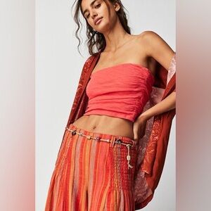 Free People Boulevard Tube Top Brand New Without Tags L